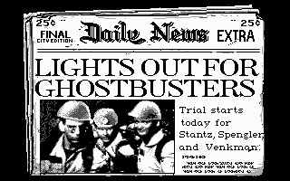 screenshot of Ghostbusters II