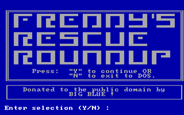 screenshot of Freddy's Rescue Roundup