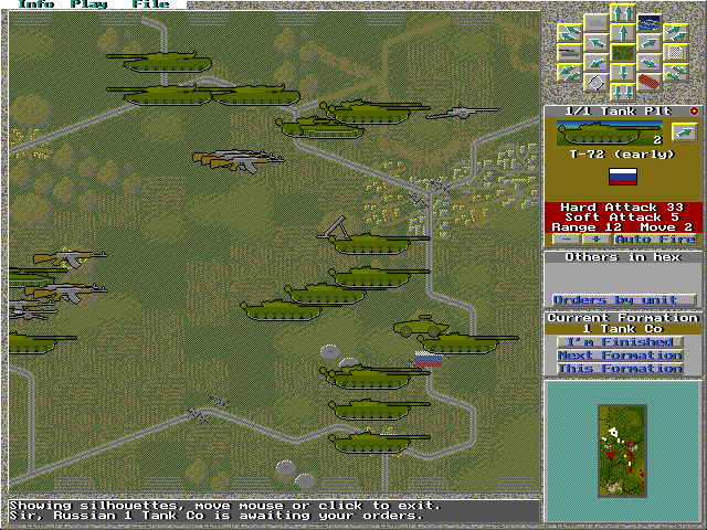 screenshot of Wargame Construction Set II: Tanks!