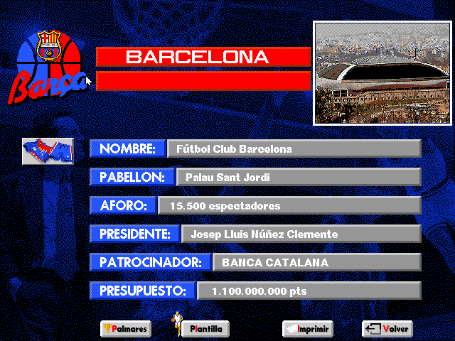 screenshot of PC Basket 3.0