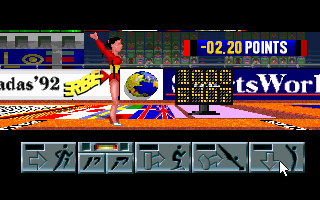 screenshot of Olimpiadas 92: Gimnasia Deportiva