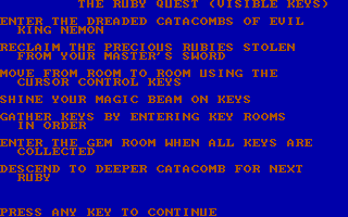 screenshot of The Catacombs of Nemon
