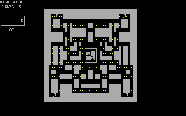 screenshot of The Queen of Hearts Maze Game