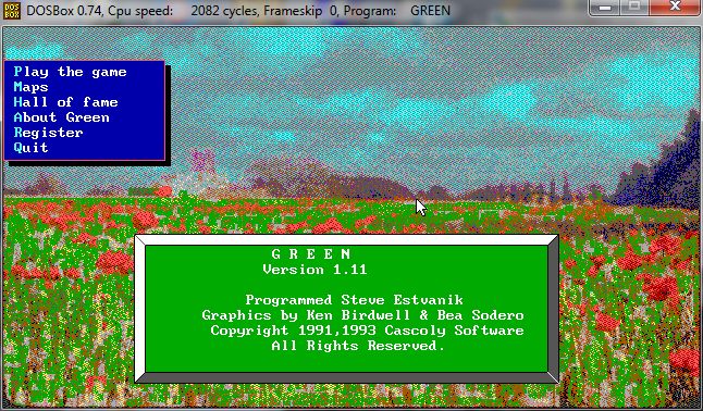 screenshot of Green