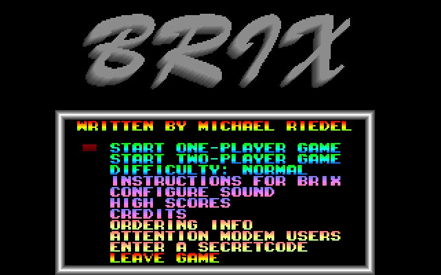 screenshot of Brix
