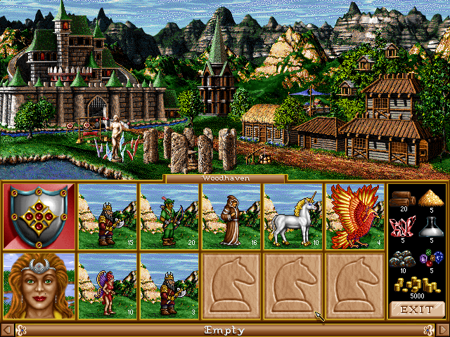 screenshot of Heroes Of Might And Magic II