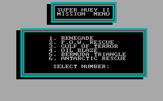 screenshot of Super Huey II