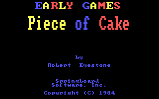 screenshot of Piece of Cake