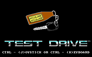 screenshot of Test Drive