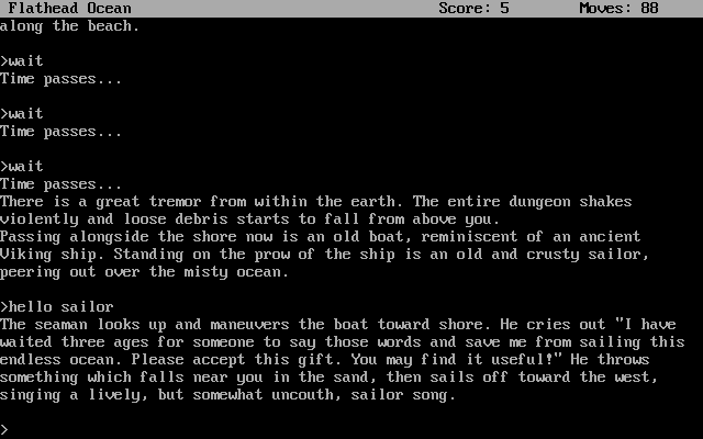 screenshot of Zork III: The Dungeon Master