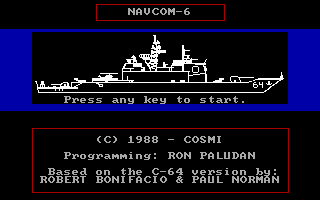 screenshot of Navcom 6: The Persian Gulf Defense