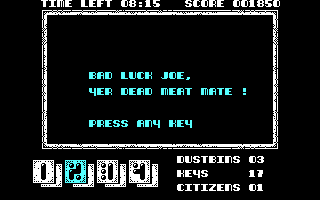 screenshot of Joe Blade II
