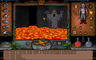screenshot of Ultima Underworld: The Stygian Abyss