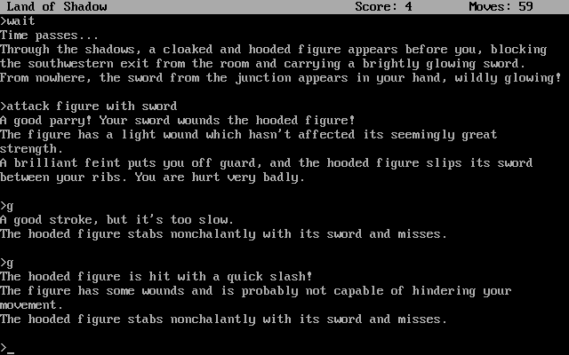 screenshot of Zork III: The Dungeon Master