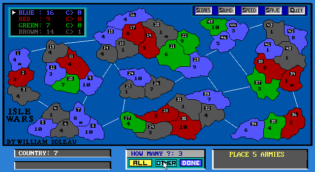 screenshot of Isle Wars