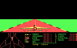 screenshot of Thud Ridge: American Aces in 'Nam