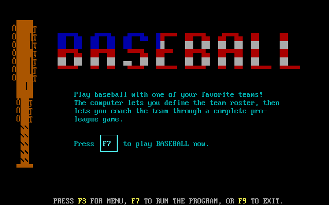 screenshot of Pro-League Baseball