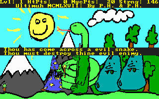 screenshot of Ultimuh MCMLXVII: Part 2 of the 39th Trilogy - The Quest for the Golden Amulet