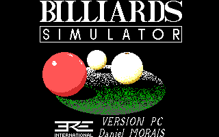 screenshot of Billiards Simulator