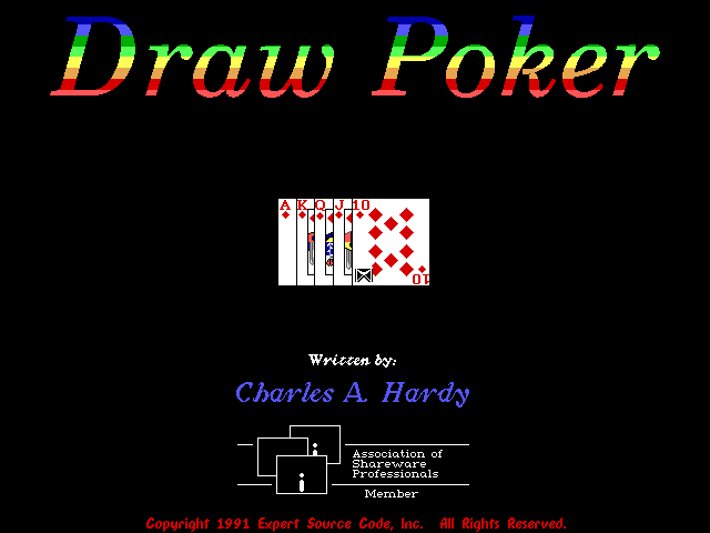 screenshot of Draw Poker