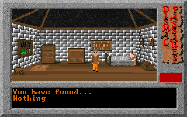 screenshot of Dismal Passages: Part I - The Wicked Curse