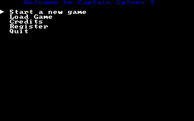 screenshot of Captain Spleen
