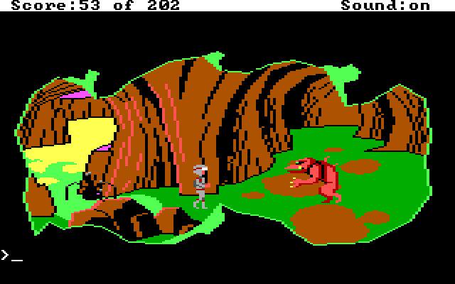 screenshot of Space Quest: Chapter I - The Sarien Encounter