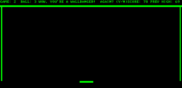 screenshot of Wallbanger